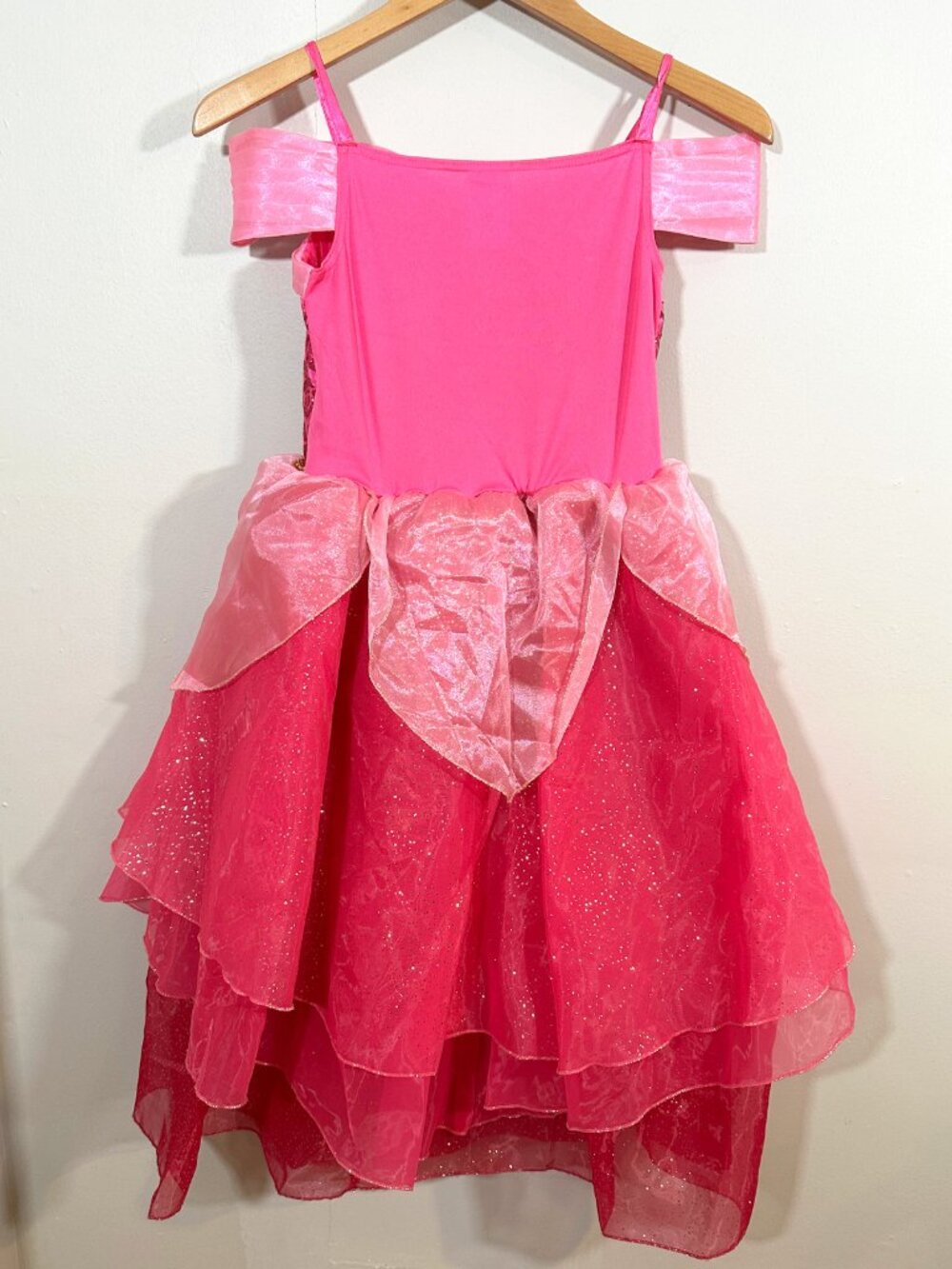Disney Store Princess Aurora Sleeping Beauty Halloween Costume Dress Girl 9/10 - Picture 9 of 16